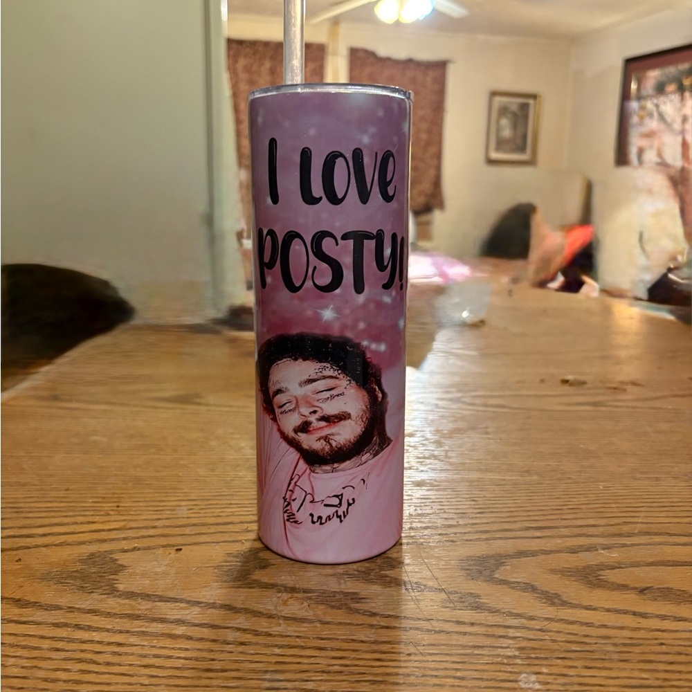 I Love Posty Tumbler - Purple
